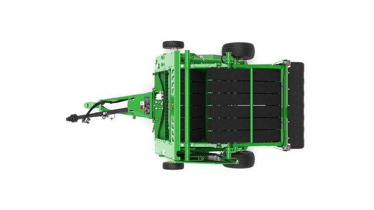 Top view of the 451E Baler
