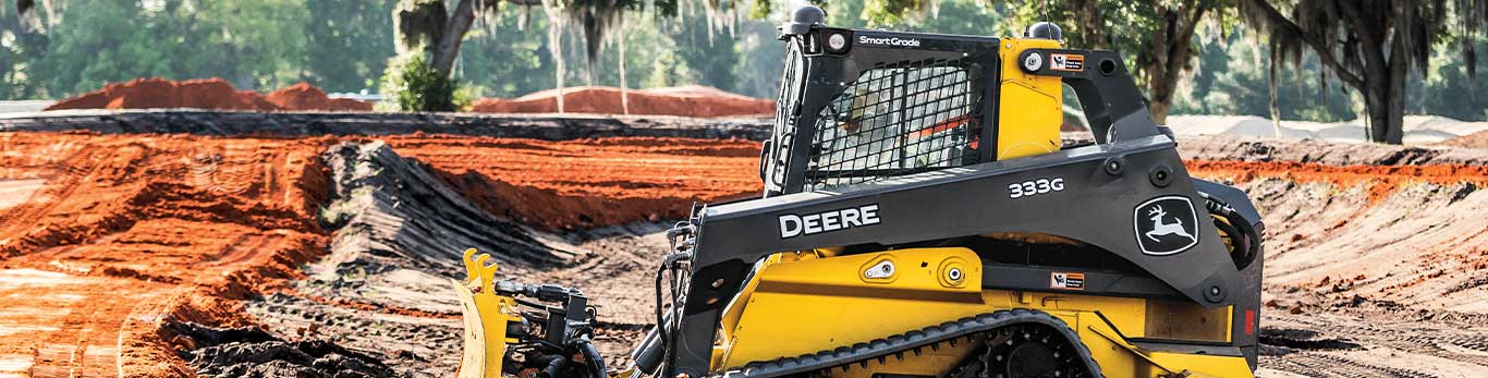 333G Compact Track Loader on worksite