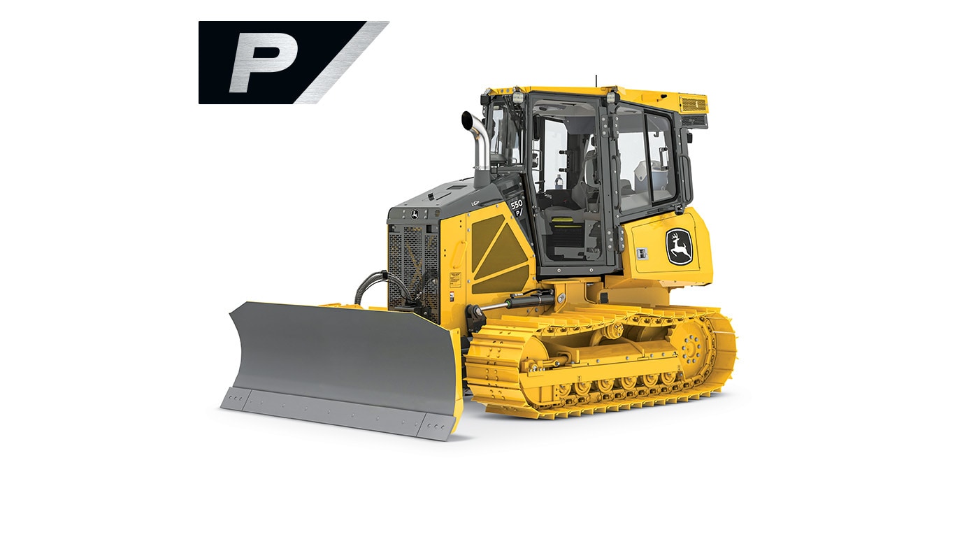 550 P-Tier Dozer on white background