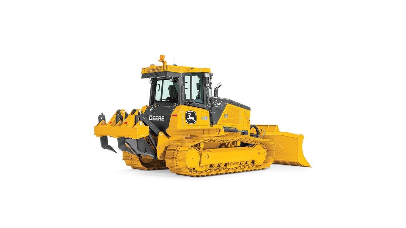 750L Crawler Dozer with white background.