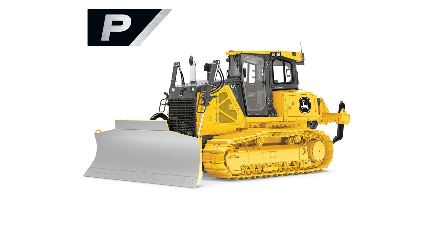 850 P-Tier Dozer on white background