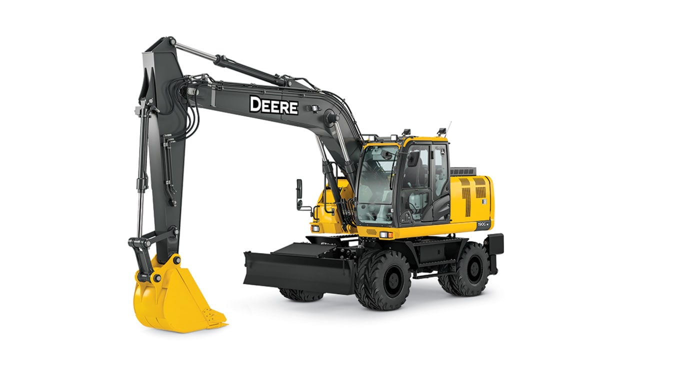 john deere ride on excavator