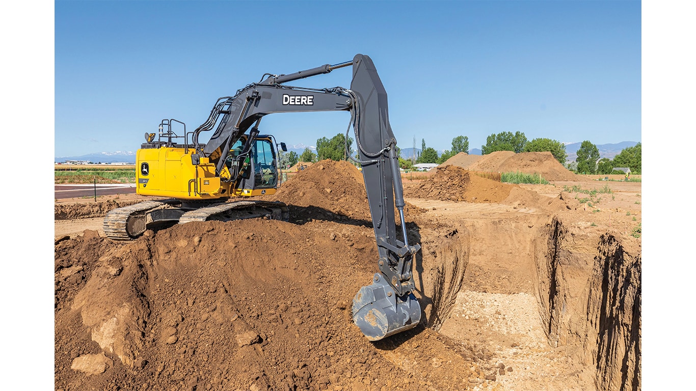 345 P Tier Mid Size Excavator John Deere US