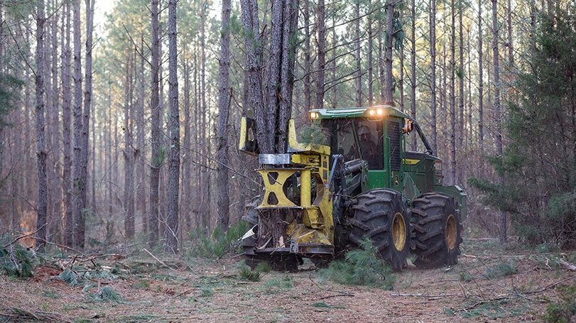 Felling Head Attachments for John Deere Logging Equipment