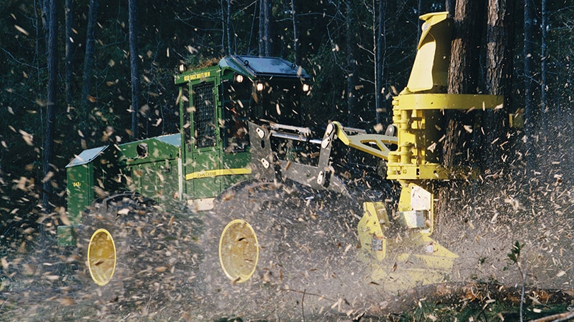 Felling Head Attachments for John Deere Forestry Equipment