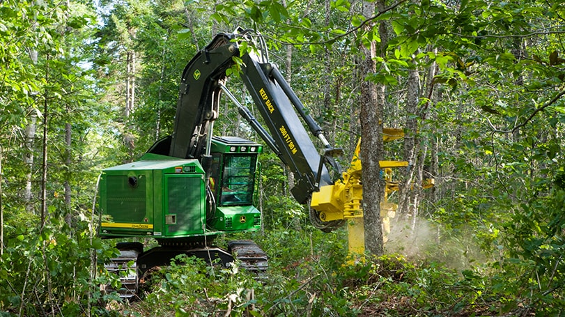 Cabezal de Tala FR21B en el campo