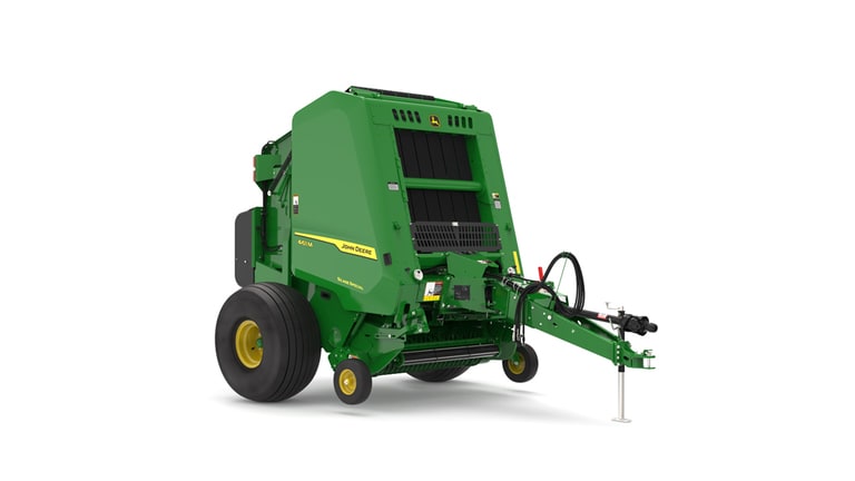 Front right facing 461M Round Baler on a white background