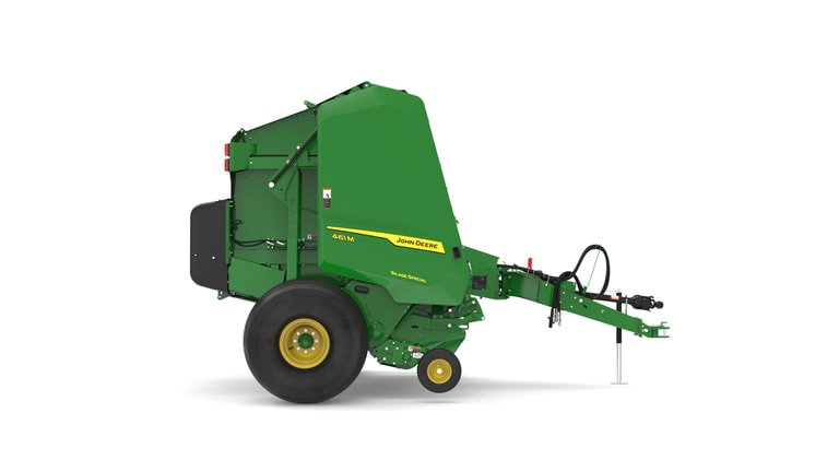 Right facing 461M Round Baler on a white background