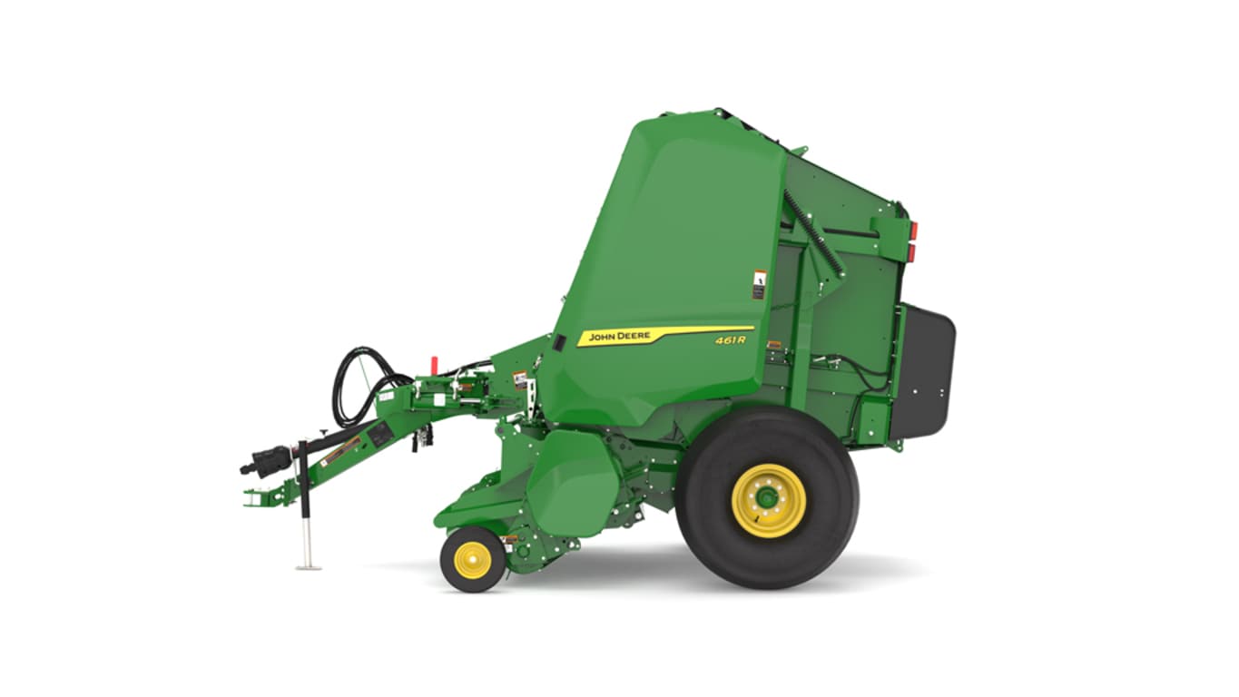 Left facing 461R Round Baler on a white background