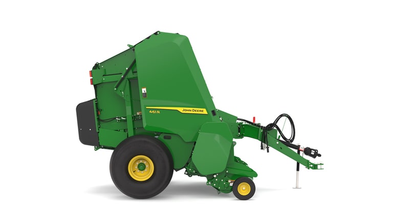 Right facing 461R Round Baler on a white background
