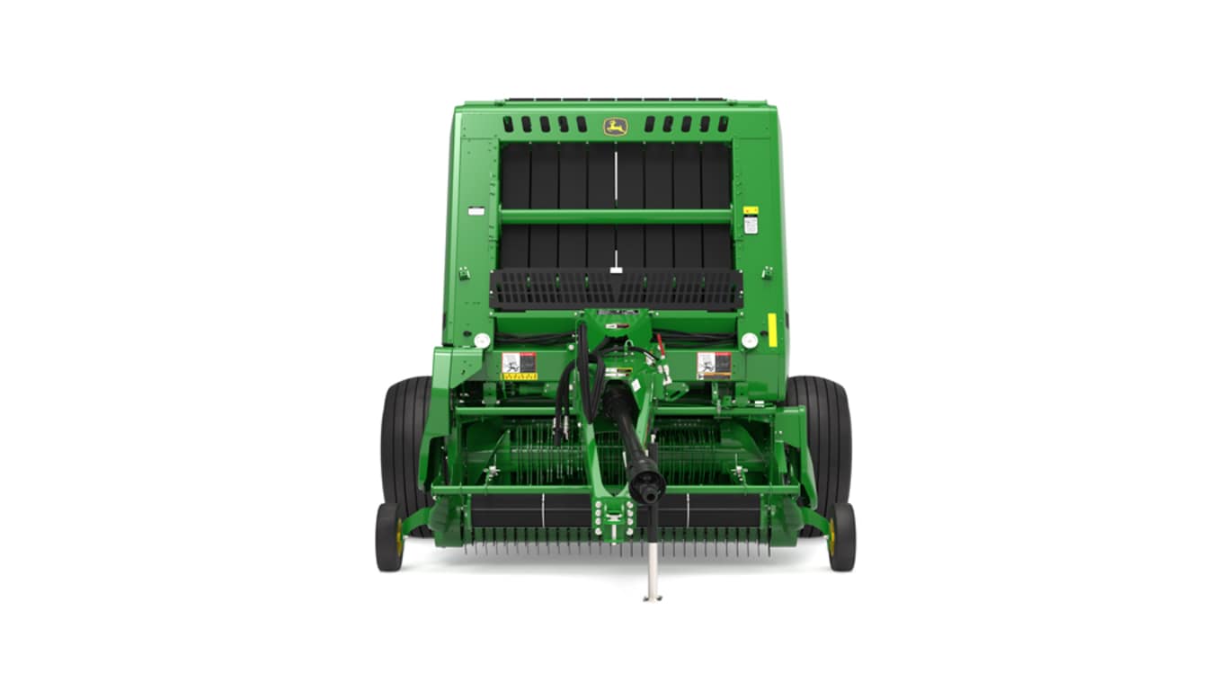 Front facing 561R Round Baler on a white background