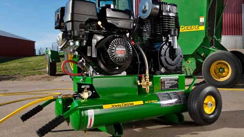 A John Deere air compressor