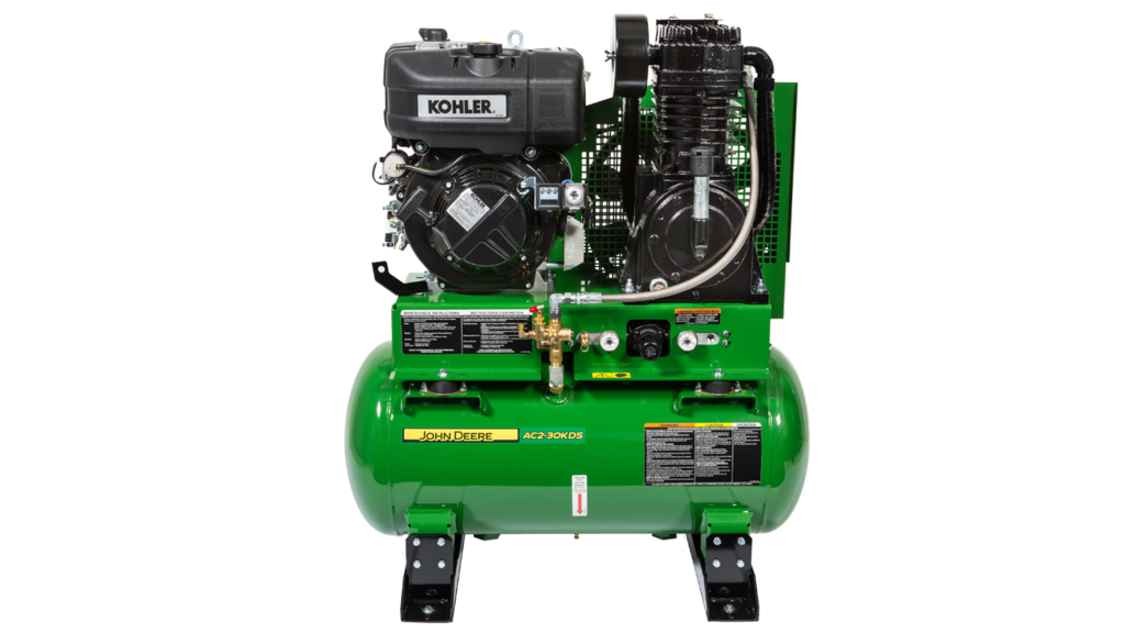 Small diesel store air compressor