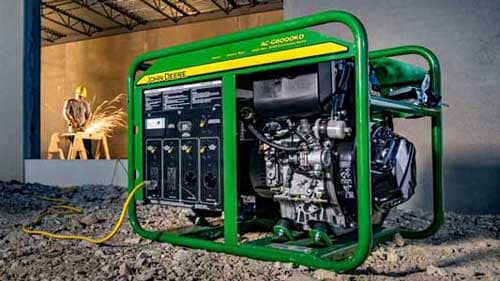 A John Deere generator