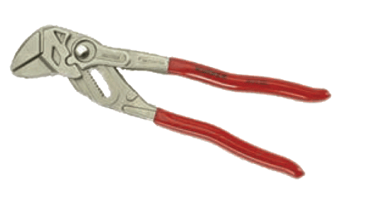 Knipex® pliers-wrenches with red handles