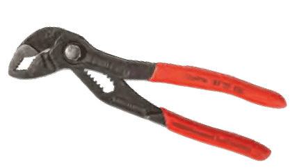 cobra pliers with red handles