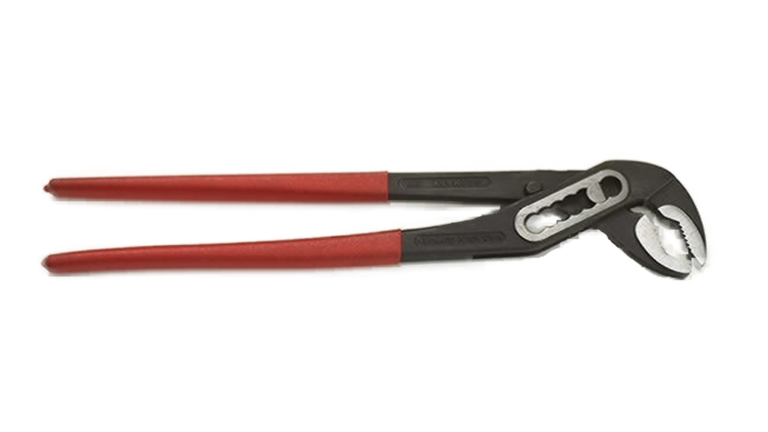 alligator high performance pliers with red handles