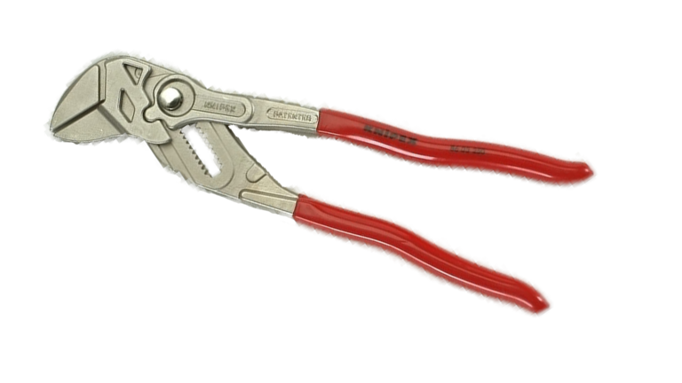 Knipex® pliers-wrenches with red handles