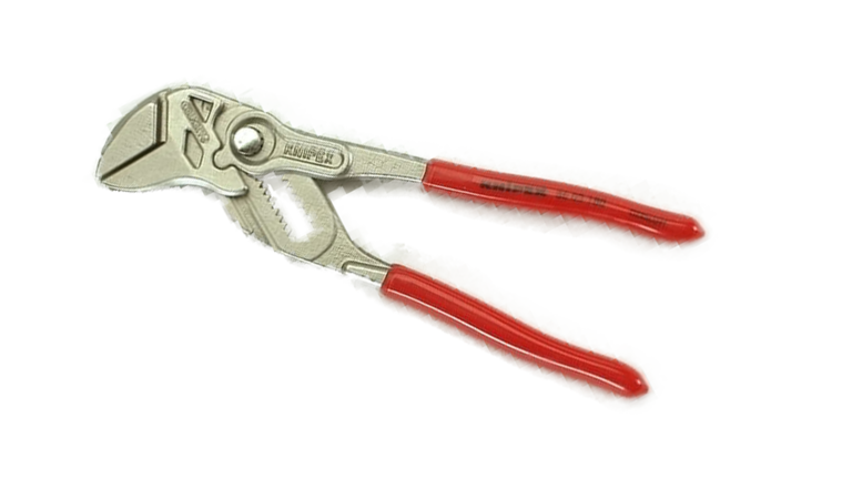 Knipex® pliers-wrenches with red handles