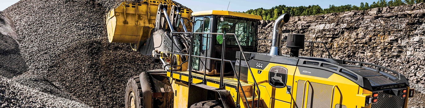 944 X-Tier Loader on a jobsite