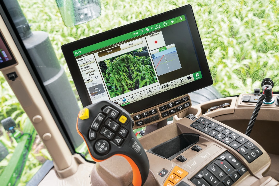 AutoTrac Vision 2.0 as shown in the Cab