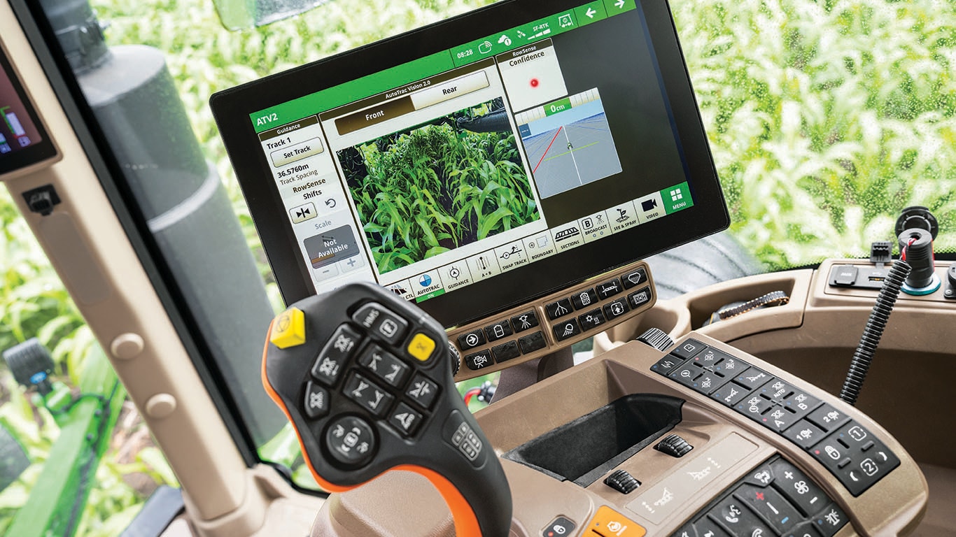 AutoTrac Vision 2.0 as shown in the Cab