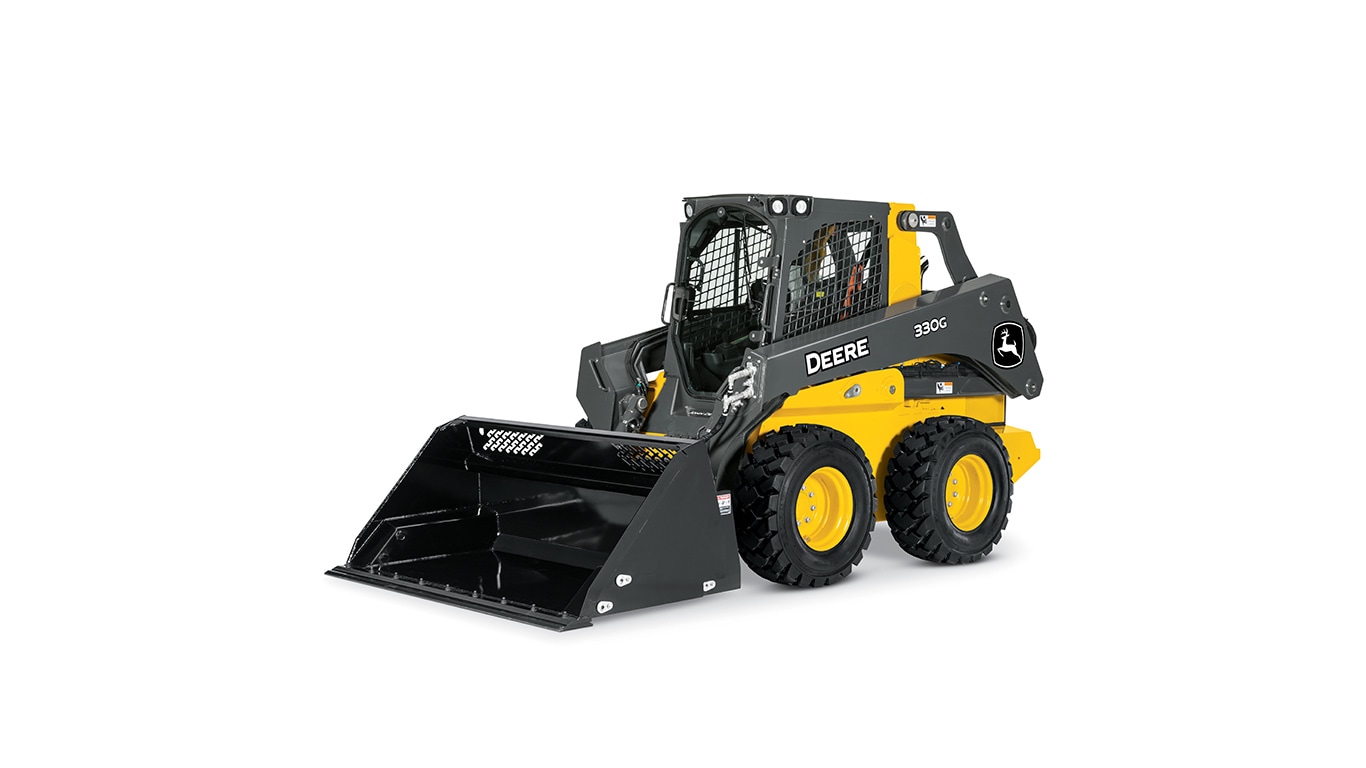 330G Skid Steer on white background