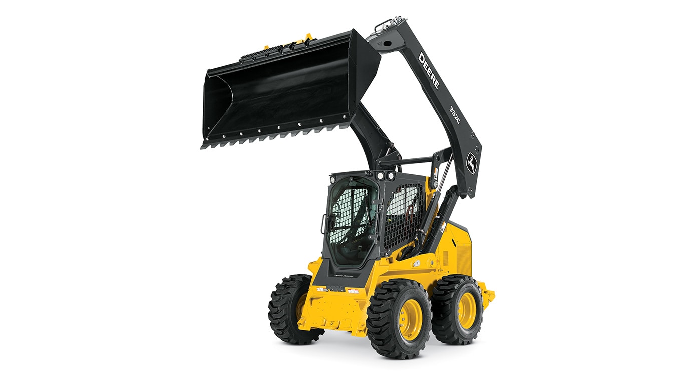 332G Skid Steer on white background