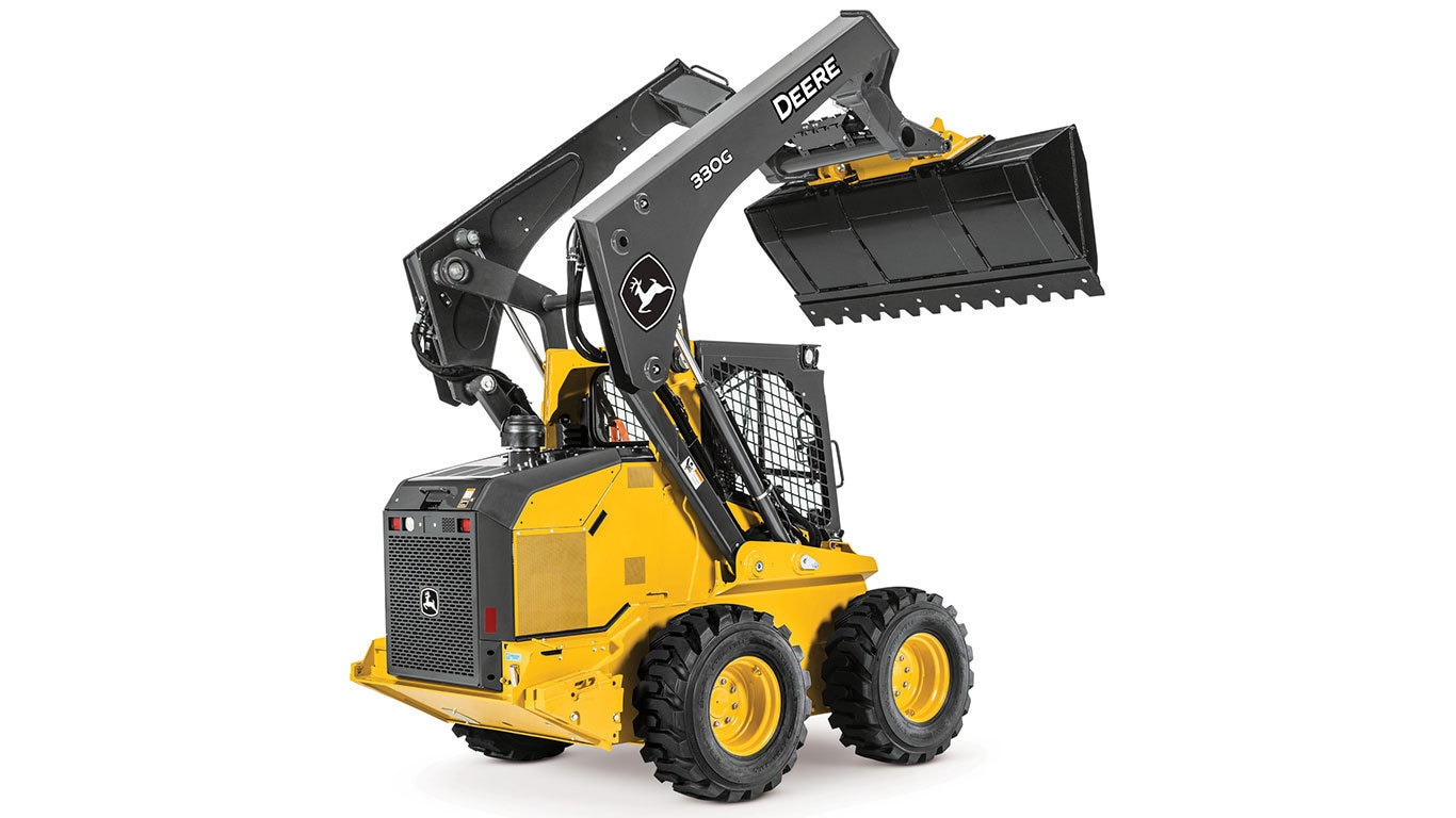 330G Skid Steer with white background.