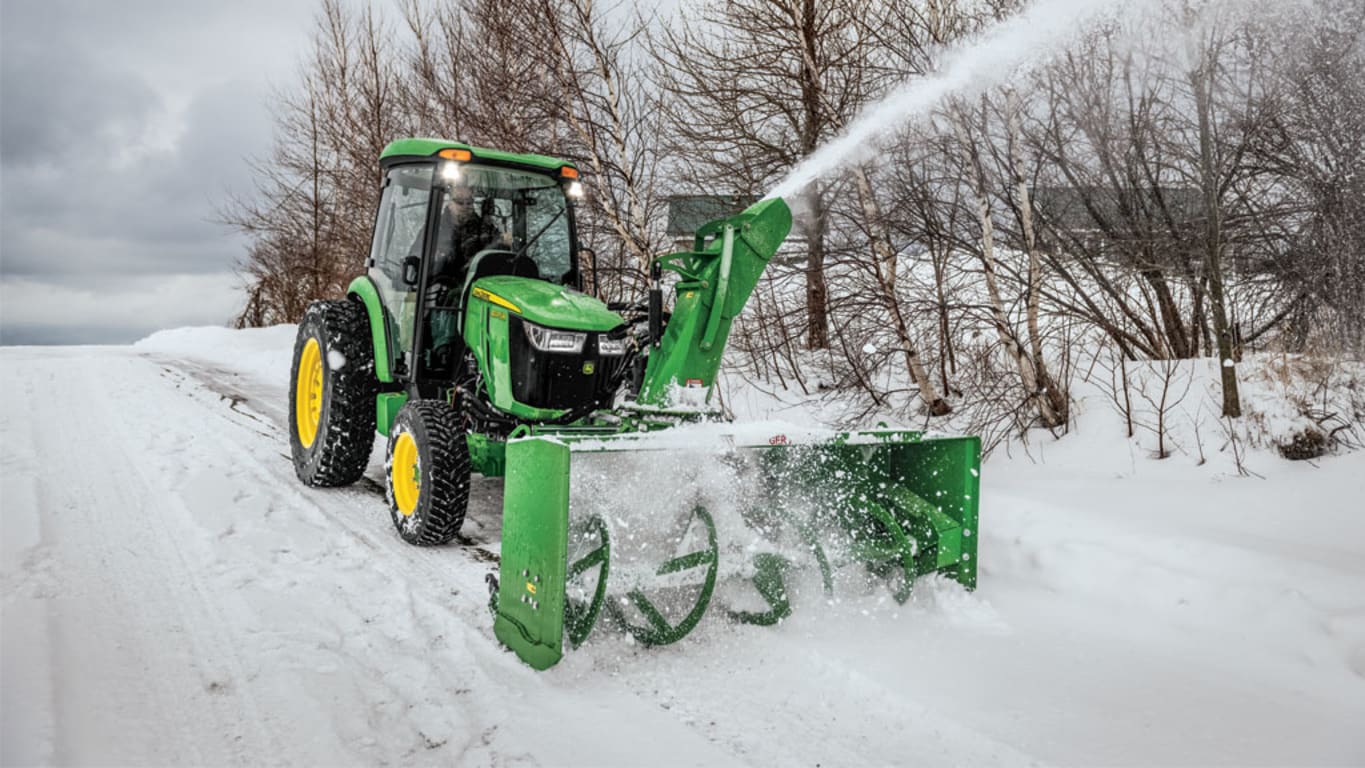 John deere lawn hotsell tractor snow blower