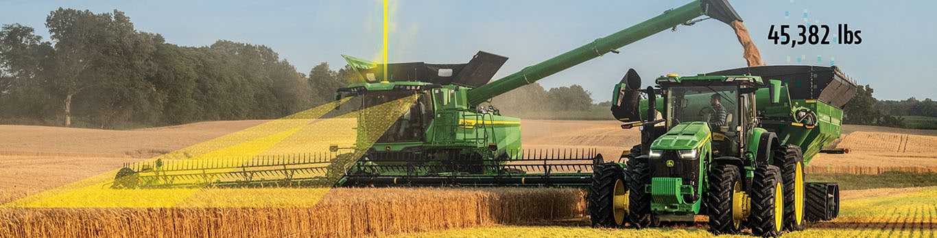 Combine running the field with superimposed data streams.