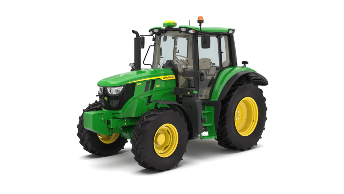 Studio shot of a front-left-facing 6M 130 on a white background