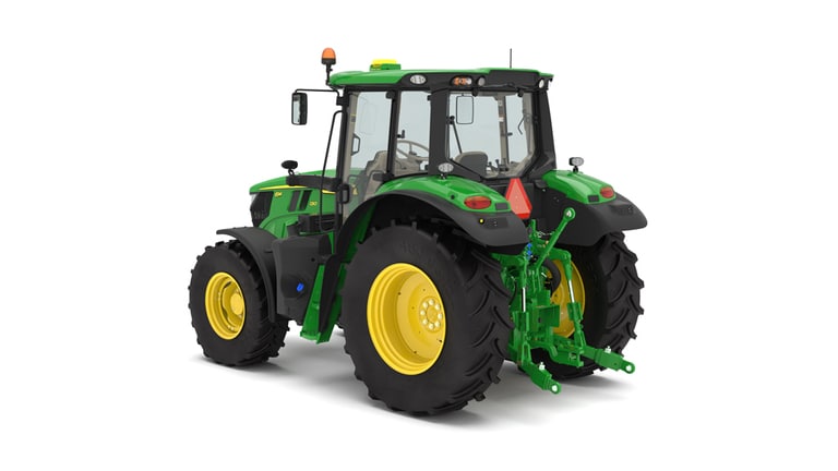 Studio shot of a rear-left-facing 6M 130 on a white background