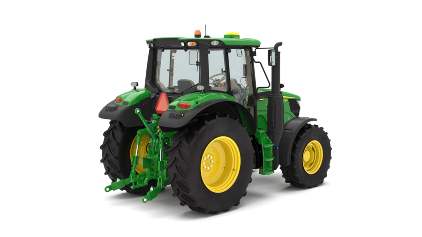 Studio shot of a rear-right-facing 6M 130 on a white background