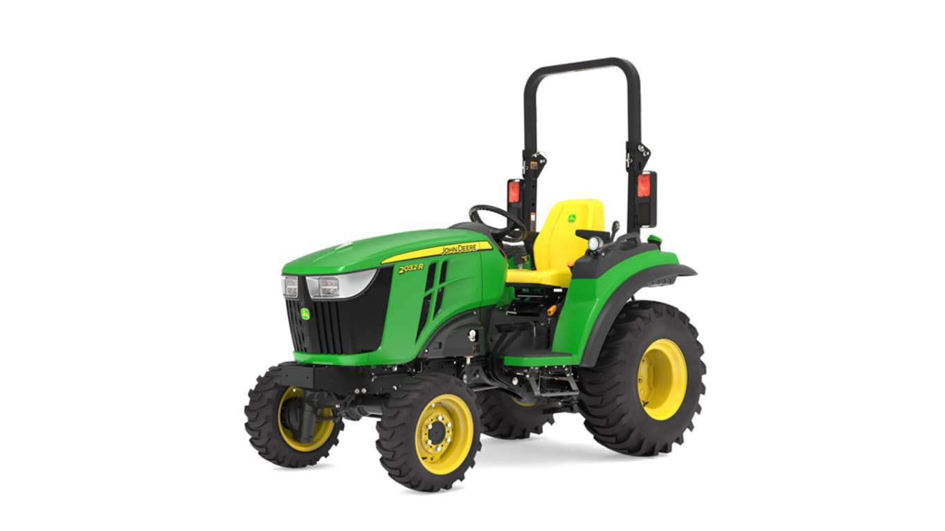 Front-left facing 2032R Compact Tractor on a white background