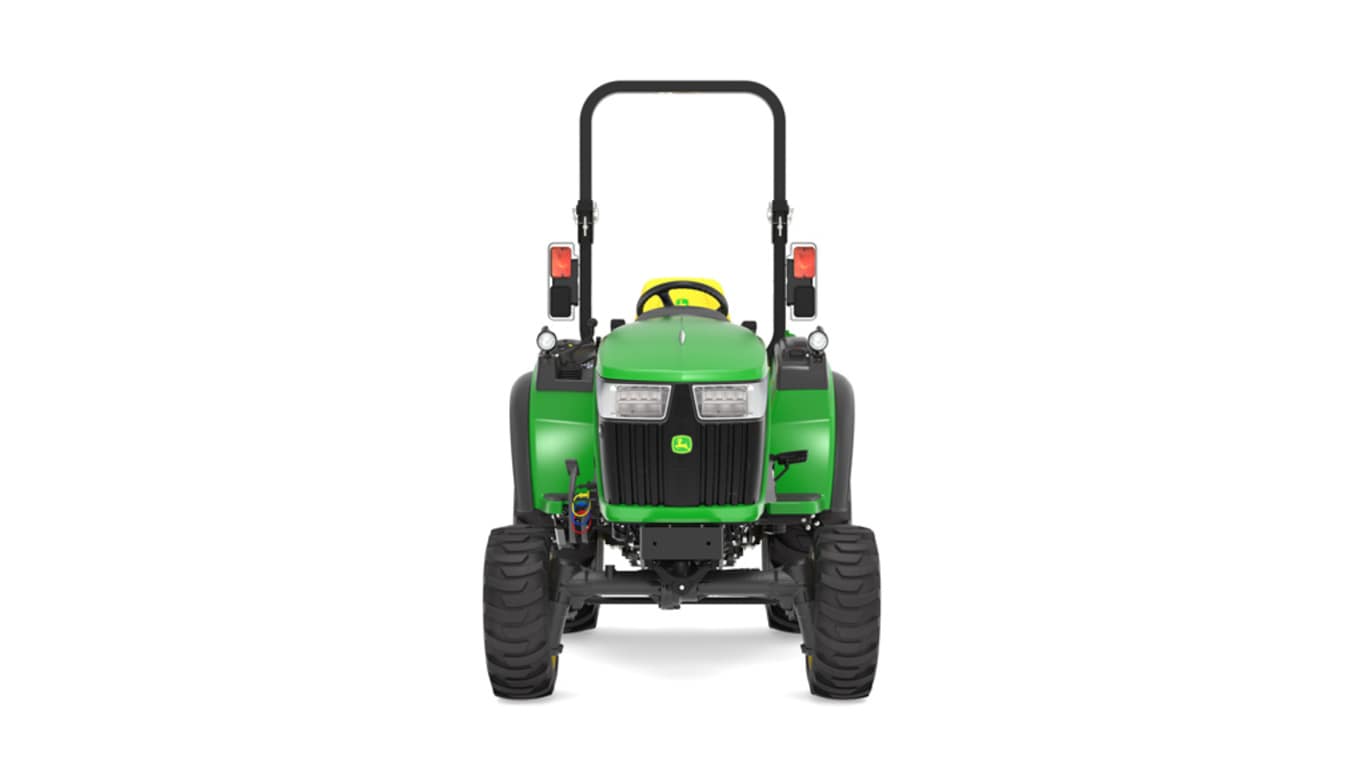 Front-facing 2032R Compact Tractor on a white background