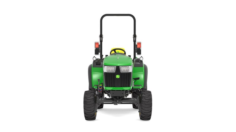 Front-facing 2032R Compact Tractor on a white background