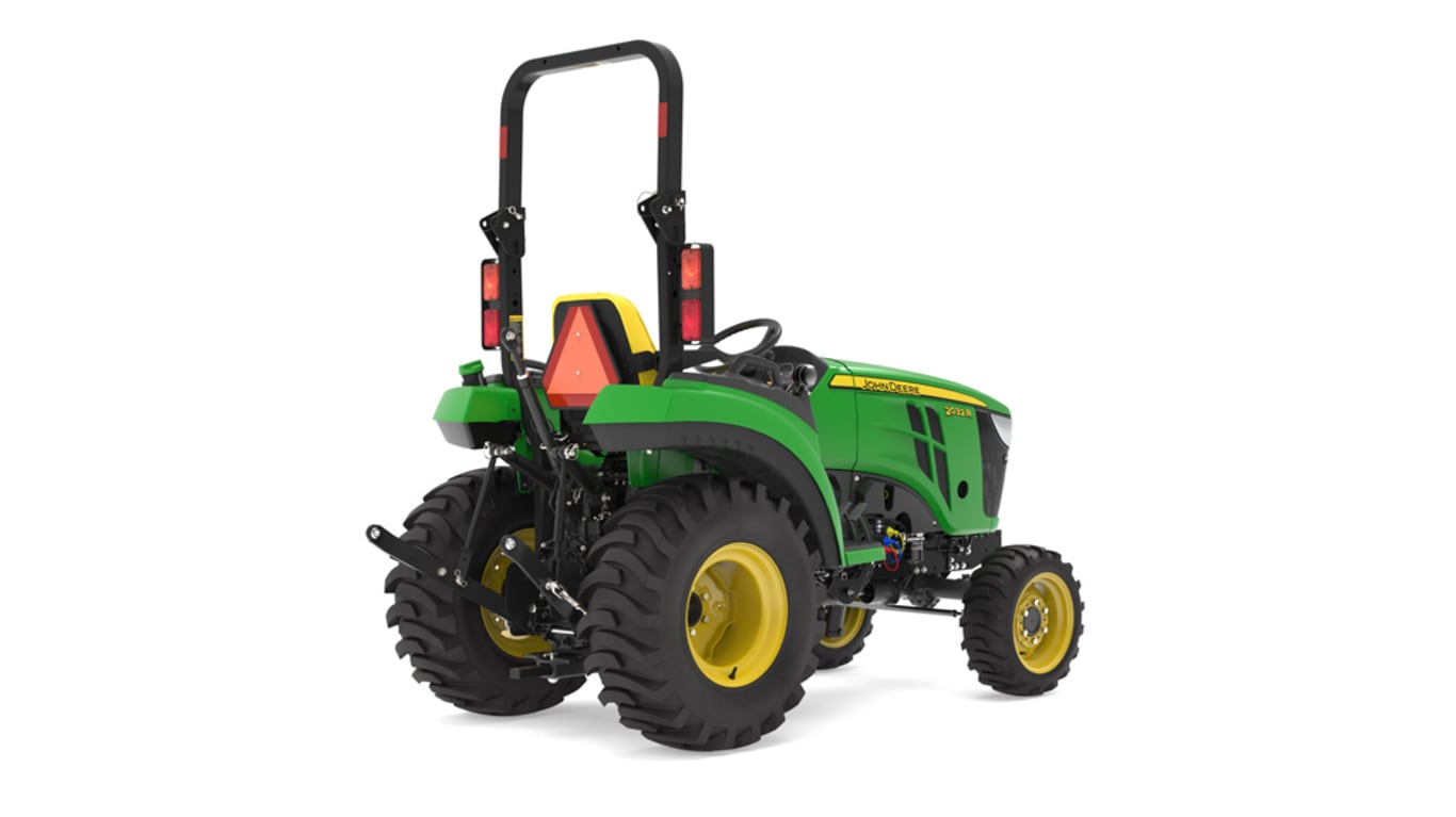 Rear-right facing 2032R Compact Tractor on a white background