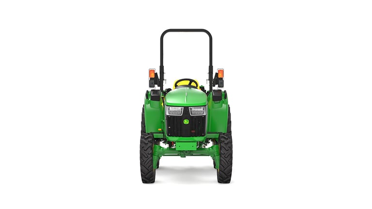 Front view of 3035D Compact Tractor on a white background