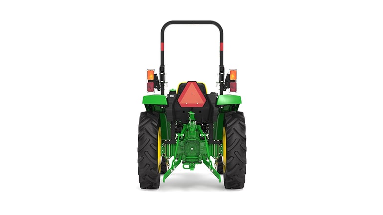 Rear view of 3035D Compact Tractor on a white background