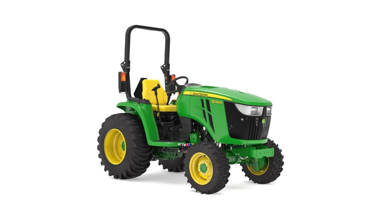 Front-right facing 3039R Compact Tractor on a white background