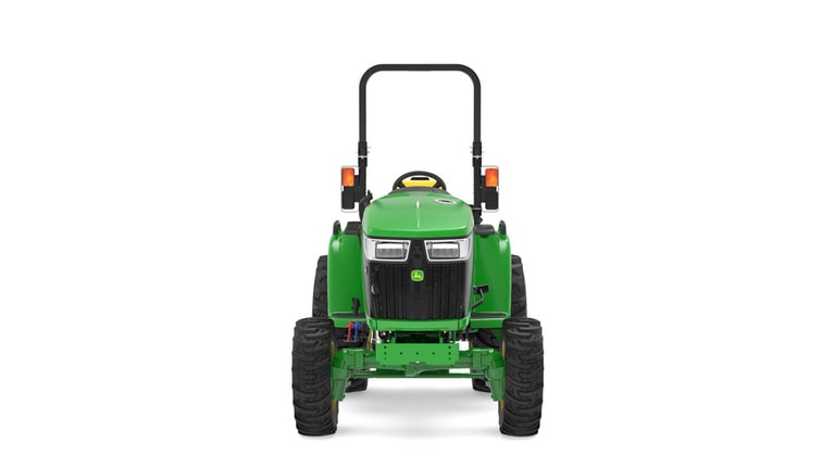 Front view of 3039R Compact Tractor on a white background