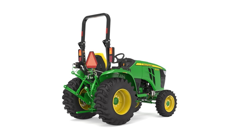 Rear-right facing 3039R Compact Tractor on a white background