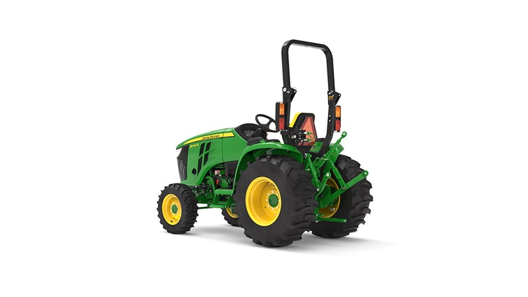 Rear-left facing 3046R Compact Tractor on a white background