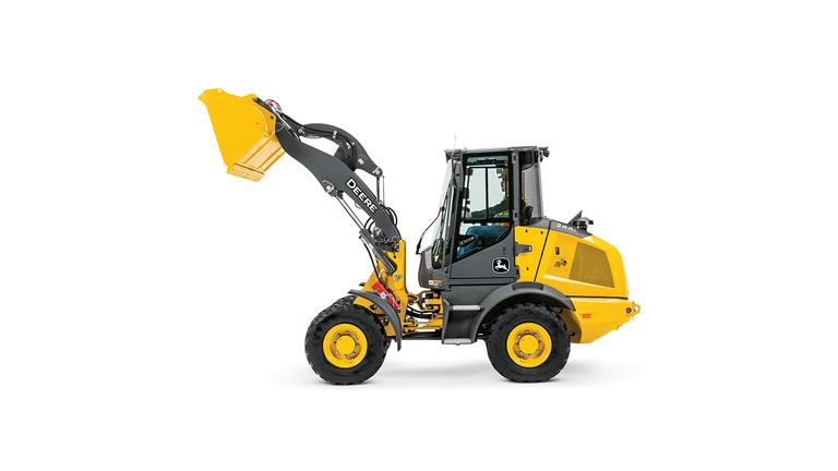 244L Compact Wheel Loader on white background