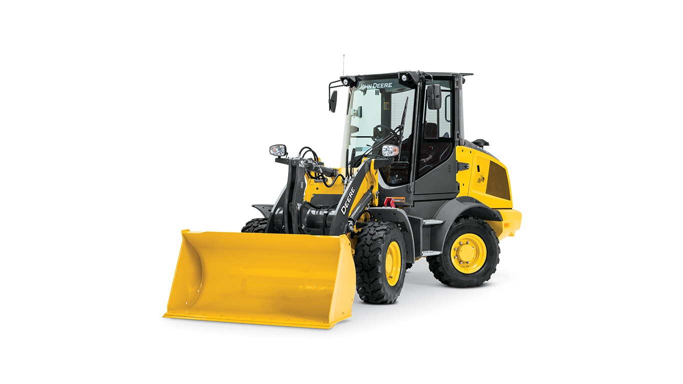 244L Compact Wheel Loader on white background