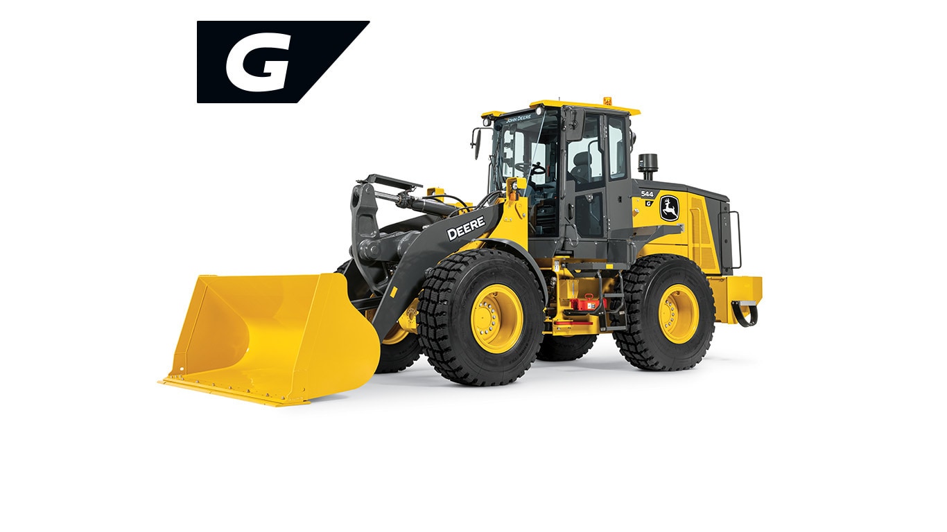 544 G-Tier Wheel Loader on white background