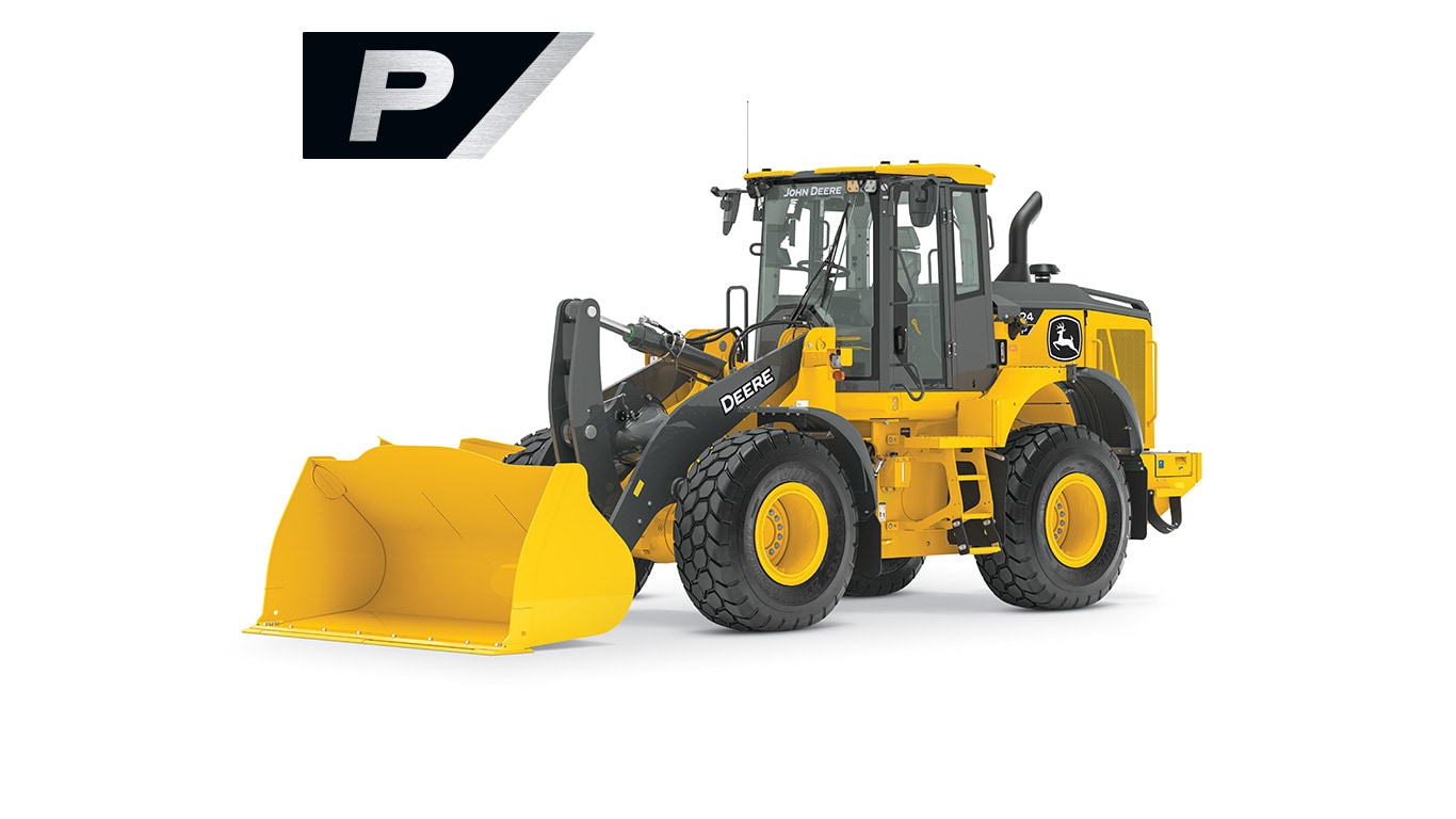 Studio image of 624 P-Tier wheel loader.