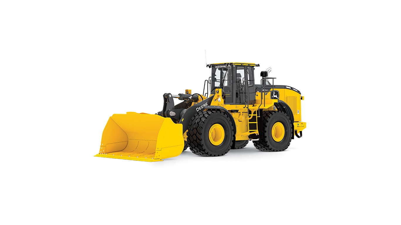 824 X-Tier Wheel Loader on white background