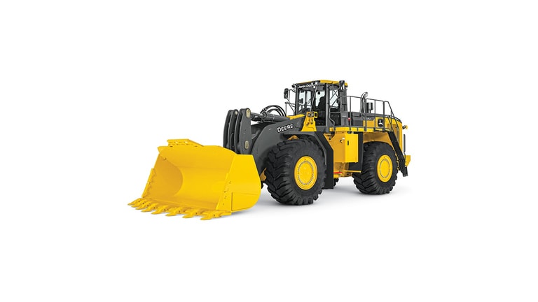 944K wheel loader on white background